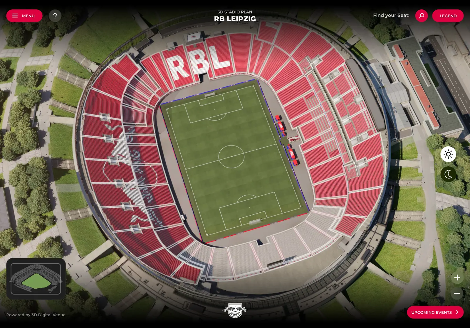 Marca blanca: demo para el RB Leipzig con modo día y noche.
